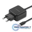 Ładowarka sieciowa 5V | 2.4A | 12W | Micro USB | Czarna