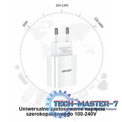 Ładowarka sieciowa T18 1xUSB 2,1A Head Ładowarka sieciowa T18 1xUSB 2,1A Head