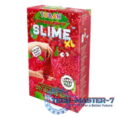 Masa plastyczna Zestaw super slime - Truskawka XL Masa plastyczna Zestaw super slime - Truskawka XL