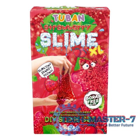 Masa plastyczna Zestaw super slime - Truskawka XL Masa plastyczna Zestaw super slime - Truskawka XL