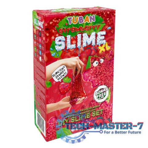 Masa plastyczna Zestaw super slime - Truskawka XL Masa plastyczna Zestaw super slime - Truskawka XL