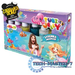Zestaw Tubi Jelly 6 kolorów - Syrenka
