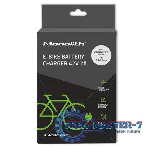 Ładowarka do baterii roweru elektrycznego 36V | 42V | 2A | 5.5*2.1 Ładowarka do baterii roweru elektrycznego 36V | 42V | 2A | 5.5*2.1