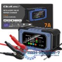 Prostownik do akumulatora z funkcją naprawy | Inteligentna mikroprocesorowa ładowarka | 12V | 7A | LED | 4 tryby