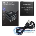 Rozdzielacz Splitter mini SWITCH 1x2 port RJ45 | 1000Mbps | USB-C| Aluminium