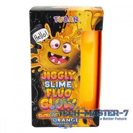 Slime Jiggly Fluo Glow pomarańczowy 430g