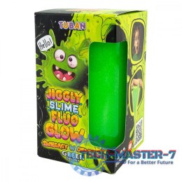 Slime Jiggly Fluo Glow zielony 430g