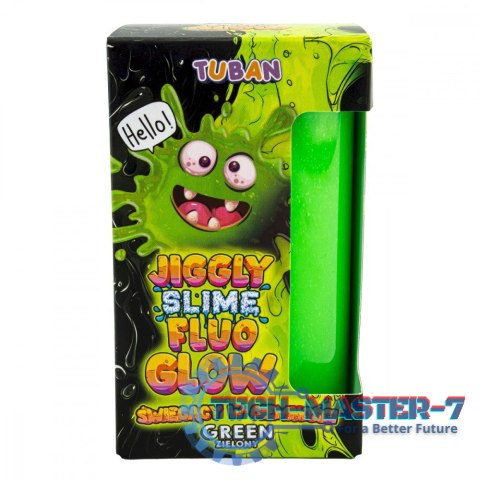 Slime Jiggly Fluo Glow zielony 430g Slime Jiggly Fluo Glow zielony 430g
