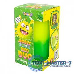 Slime Jiggly Neo Duo żółto-zielony 430g
