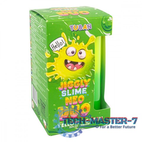 Slime Jiggly Neo Duo żółto-zielony 430g Slime Jiggly Neo Duo żółto-zielony 430g
