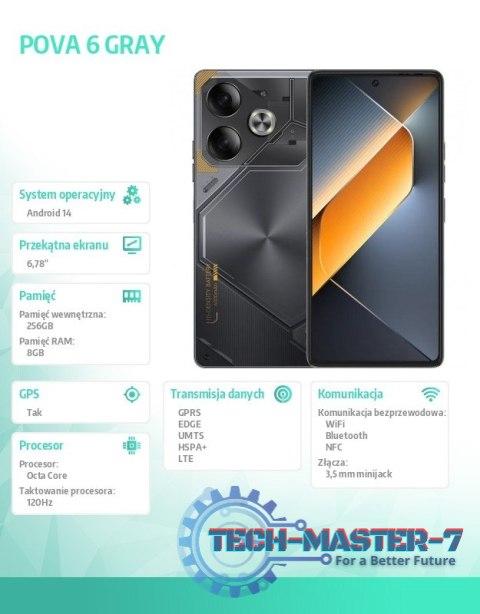 Smartfon POVA 6 PRO 5G Smartfon POVA 6 PRO 5G