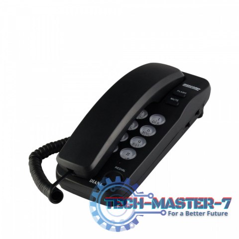 Telefon stacjonarny Mescomp MT 518 Diana Czarny Telefon stacjonarny Mescomp MT 518 Diana Czarny