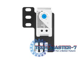Termostat zamykający AK-1505-S 10A Do szaf z uchem montażowym i kostką elektryczną Szary