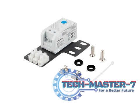 Termostat zamykający AK-1505-S 10A Do szaf z uchem montażowym i kostką elektryczną Szary Termostat zamykający AK-1505-S 10A Do szaf z uchem montażowym i kostką elektryczną Szary