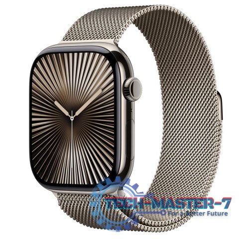 Watch Series 10 GPS + Cellular, koperta 46 mm z tytanu w kolorze naturalnym z bransoletą mediolańską w kolorze tytanu naturalneg Watch Series 10 GPS + Cellular, koperta 46 mm z tytanu w kolorze naturalnym z bransoletą mediolańską w kolorze tytanu naturalneg
