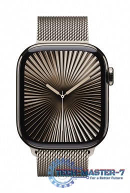 Watch Series 10 GPS + Cellular, koperta 46 mm z tytanu w kolorze naturalnym z bransoletą mediolańską w kolorze tytanu naturalneg