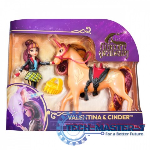 Figurki Akademia Jednorożców Lalka Valentina i jednorożec Cinde Figurki Akademia Jednorożców Lalka Valentina i jednorożec Cinde