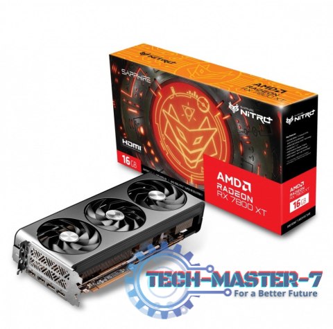 Karta graficzna Radeon RX 7800 XT Gaming OC 16G GDDR6 256bit 2DP/2HDMI Karta graficzna Radeon RX 7800 XT Gaming OC 16G GDDR6 256bit 2DP/2HDMI
