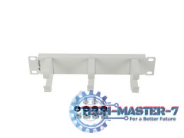 Organizer kabli 10 cali z 3 metalowymi uchwytami TYP B szary