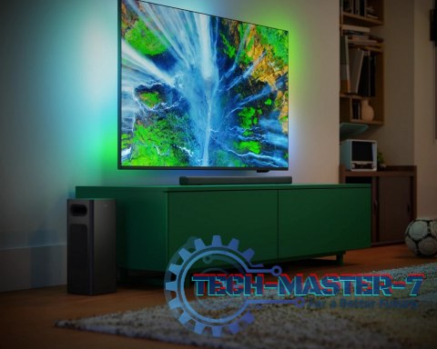 Soundbar 2.1 z bezprzewodowym subwooferem TAB6309/10 Soundbar 2.1 z bezprzewodowym subwooferem TAB6309/10