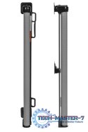 Bramka barierka roleta 180 cm ochronna zabezpieczająca na schody i drzwi - szara ECOTOYS ECOTOYS