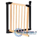 Bramka barierka zabezpieczająca 74-80 cm na schody i drzwi metal drewno ECOTOYS