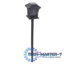 Lampa solarna ogrodowa ażurowa latarenka wisząca wbijana lampion 12 LED