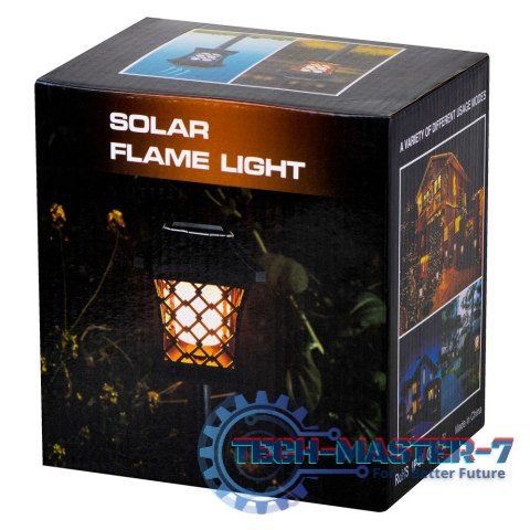 Lampa solarna ogrodowa ażurowa latarenka wisząca wbijana lampion 12 LED Lampa solarna ogrodowa ażurowa latarenka wisząca wbijana lampion 12 LED