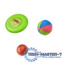 Zestaw sportowy 5w1 badminton koszykówka siatkówka tenis frisbee