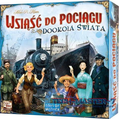 Gra Wsiąść do Pociągu: Dookoła Świata Gra Wsiąść do Pociągu: Dookoła Świata