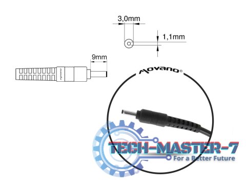 Ładowarka/zasilacz 19v 2.37a (3.0x1.1) - Asus, Acer 45W Ładowarka/zasilacz 19v 2.37a (3.0x1.1) - Asus, Acer 45W