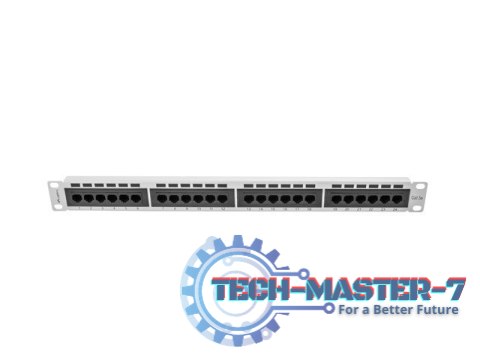 Patch Panel 24 Port 1U Kat.5E szary Patch Panel 24 Port 1U Kat.5E szary