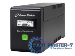 UPS LINE-INTERACTIVE 800VA 2X PL 230V, PURE SINE WAVE, RJ11/45 IN/OUT, USB, LCD