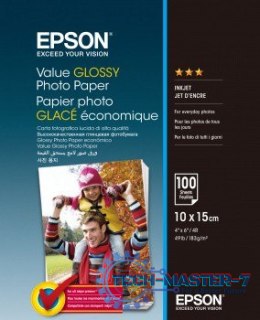 Value Glossy Photo Paper 10x15 100 Kartek