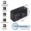 Akumulator AGM 12V | 7.2Ah | max. 108A
