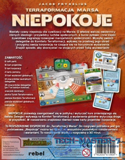Gra Terraformacja Marsa: Niepokoje Gra Terraformacja Marsa: Niepokoje