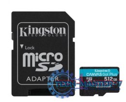 Karta pamięci microSD 512GB Canvas Go Plus 170/90MB/s Adapter
