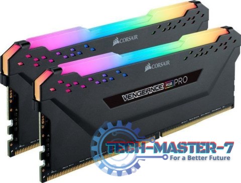 Pamięć DDR4 Vengeance RGB PRO 32GB/3200 (2*16GB) BLACK CL16 Pamięć DDR4 Vengeance RGB PRO 32GB/3200 (2*16GB) BLACK CL16