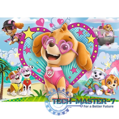 Puzzle 100 elementów Glitter W blasku Skye Psi Patrol Puzzle 100 elementów Glitter W blasku Skye Psi Patrol
