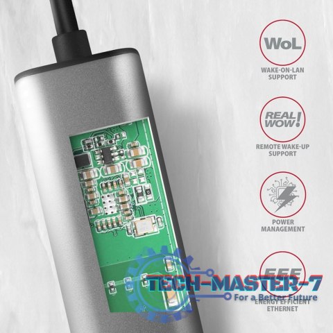 ADE-25RC Karta sieciowa 2.5 Gigabit Ethernet, Realtek 8156, USB-C 3.2 Gen 1, automatyczna instalacja, szara ADE-25RC Karta sieciowa 2.5 Gigabit Ethernet, Realtek 8156, USB-C 3.2 Gen 1, automatyczna instalacja, szara
