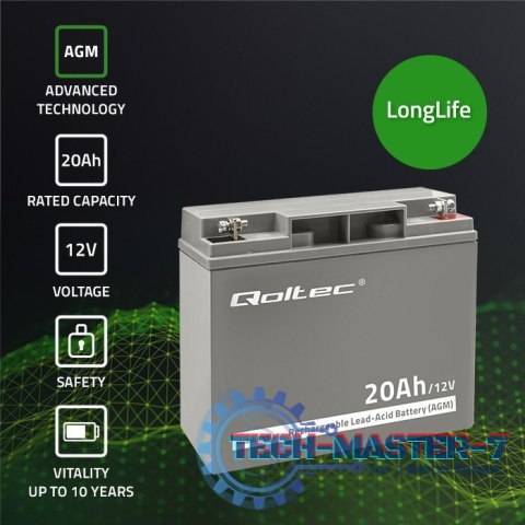 Akumulator AGM | 12V | 20Ah | max. 300A Akumulator AGM | 12V | 20Ah | max. 300A