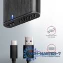 EEM2-SBC Obudowa zewnętrzna aluminiowa bezśrubowa USB-C 3.2 GEN 2 M.2 SATA SSD