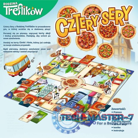 Gra Cztery sery pizza Trefliki Gra Cztery sery pizza Trefliki