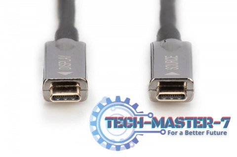 Kabel połączeniowy hybrydowy AOC USB 3.1 Typ C/USB Typ C 4K 60Hz 10m Kabel połączeniowy hybrydowy AOC USB 3.1 Typ C/USB Typ C 4K 60Hz 10m