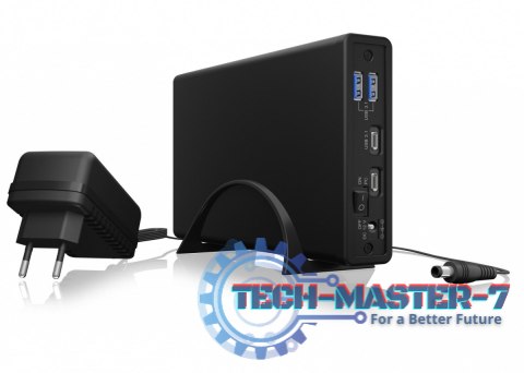 Obudowa IB-382H-C31 2,5/3,5 HDD z wbudowanym HUB 1xUSB-C, 2xUSB -A, 12V2A Obudowa IB-382H-C31 2,5/3,5 HDD z wbudowanym HUB 1xUSB-C, 2xUSB -A, 12V2A