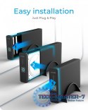 Obudowa IB-382H-C31 2,5/3,5 HDD z wbudowanym HUB 1xUSB-C, 2xUSB -A, 12V2A