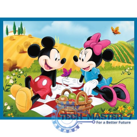 Puzzle 2w1 memos Poznaj bohaterów Disneya Puzzle 2w1 memos Poznaj bohaterów Disneya