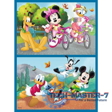 Puzzle 2w1 memos Poznaj bohaterów Disneya Puzzle 2w1 memos Poznaj bohaterów Disneya