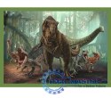 Puzzle 4w1 Groźne dinozaury Jurassic World