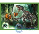 Puzzle 4w1 Groźne dinozaury Jurassic World